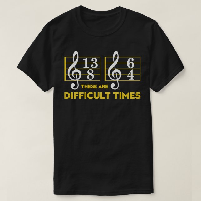 Camiseta Estes São Tempos Difíceis Para Tritar Presentes So (Frente do Design)