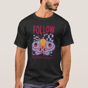 Camiseta Estética Celestial Tripla Moon Wicca Witchy Tarot