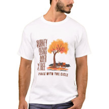 Camiseta Estética "Círculo da Vida" Inspirada na N