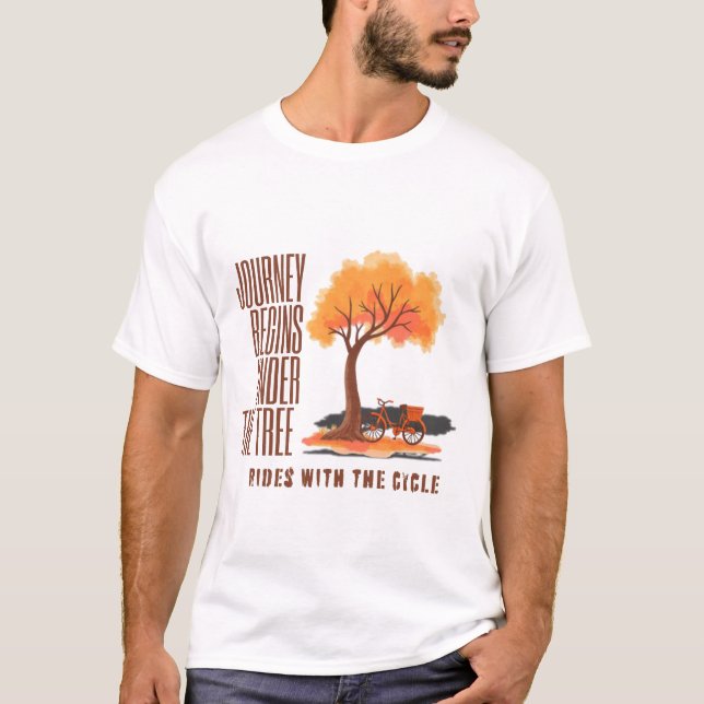 Camiseta Estética "Círculo da Vida" Inspirada na N (Frente)
