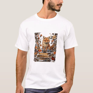 Camiseta Estética Cottagecore Com Livro Fofo Mi Goblincore