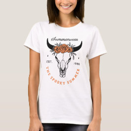 Camiseta Estética country de festa de verão assustadora de 