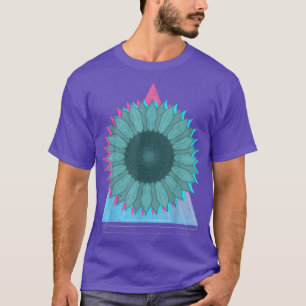Camiseta Estética da Flor do Jardim Retrovisor Vaporwave Gi