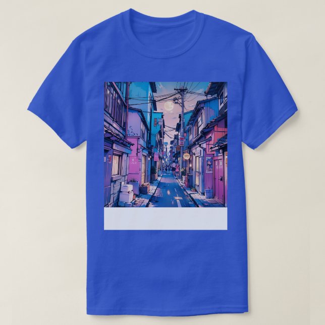 Camiseta Estética da rua da casa japonesa 4 (Frente do Design)