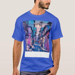 Camiseta Estética da rua da casa japonesa 4
