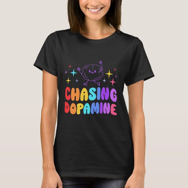 Camiseta Estética da Saúde Mental da Dopamina (Frente)