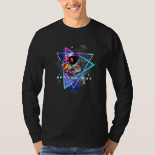 Camiseta Estética de Astronauta Espacializado Vaporwave Spa