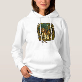 Camiseta Estética de Cão Esqueleto Assustador de Terror