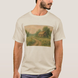 Camiseta Estética de Cottagecore Russo Countryside