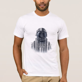 Camiseta Estética de Erro de Sistema de Astronauta com Falh