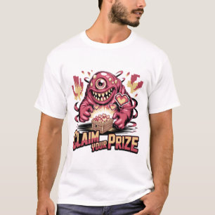 Camiseta Estética de Pixel Art de Cíclope Monstro Retro Gam