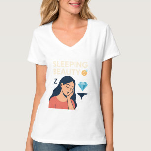 Camiseta Estética de Princesa Sonhadora - A Bela A