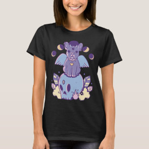 Camiseta Estética de roupa gótica ocultista bruxa 1