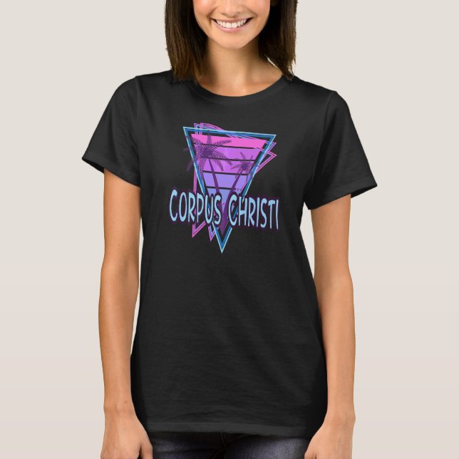 Camiseta Estética de Vaporwave Corpus Christi (Frente)