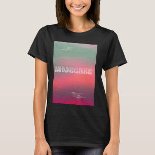 Camiseta Estética do Cobrir de Álbum ShoeGaze