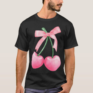 Camiseta Estética do Dia de os namorados de Cherry de Arco 