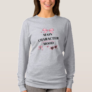 Camiseta Estética do Humor do Personagem Principal