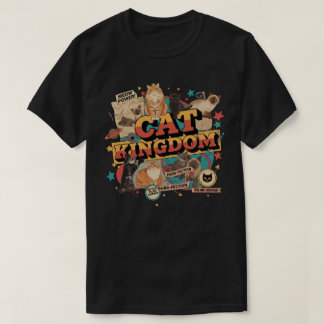 Camiseta Estética do Reino Retro dos Gatos - Vintage dos an