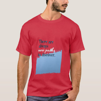 Camiseta Estética dos anos 80 Azul Claro Branco Prata Quote