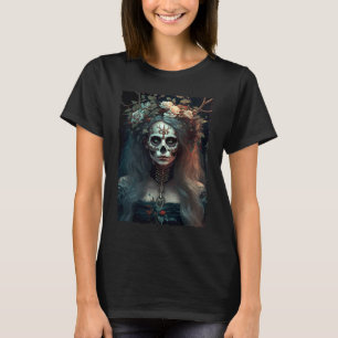 Camiseta Estética Fairycore Gótica Arte Sombrio Terror Grun