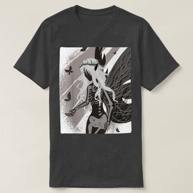 Camiseta Estética Fairywave Faecore Occulta Fada Gótica Gr (Frente do Design)