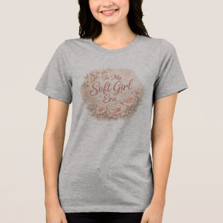 Camiseta Estética Floral da Minha Era de Garota Se