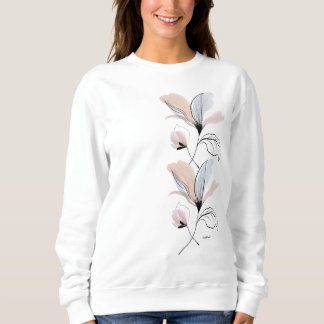 Camiseta Estética Floral Minimalista Botânica Mang