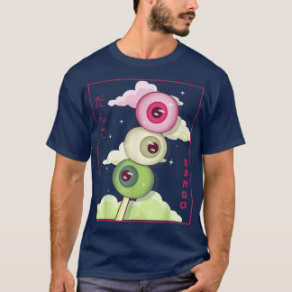 Camiseta Estética Kawaii Japonês Dango Mochi Ey