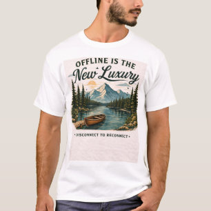 Camiseta Estética Natureza Luxo Offline