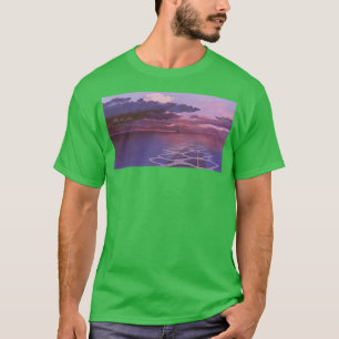 Camiseta Estética Noturna Spirada do Caminho de Ferro