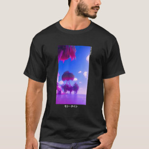 Camiseta Estética Otaku Vaporwave Japonesa Retro dos Anos 9
