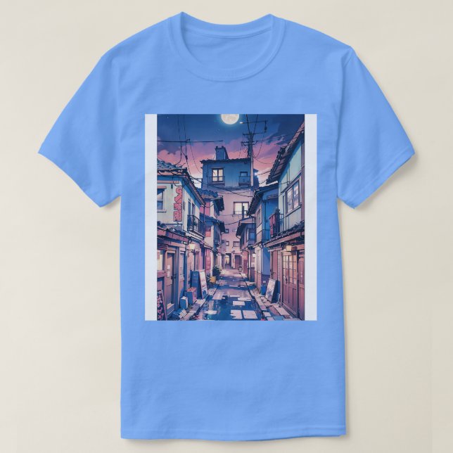 Camiseta Estética pastel japonês (Frente do Design)