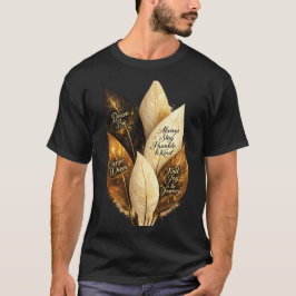 Camiseta Estética Pena Dourada ya