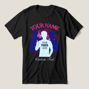 Camiseta Estética Personalizada do Rap Vintage dos Anos 90
