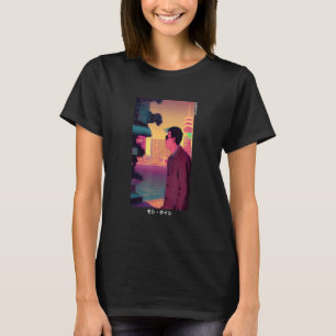 Camiseta Estética retrô japonesa Vaporwave Otaku 1