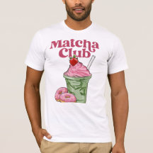 Camiseta Estética Retro Matcha Club - Fofo Vintage