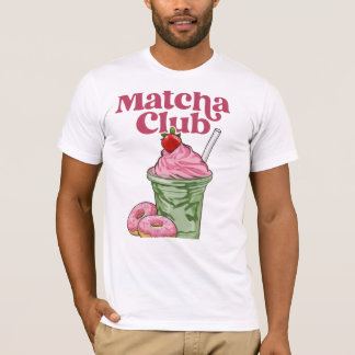 Camiseta Estética Retro Matcha Club - Fofo Vintage