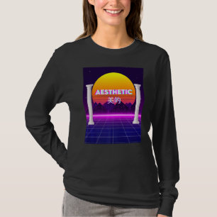 Camiseta Estética Retro Sunset Vaporwave Aestético Ndie Sa