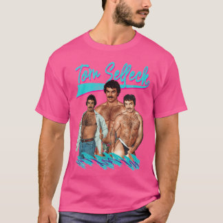 Camiseta Estética Retro Tom Selleck anos 80 amigo retro