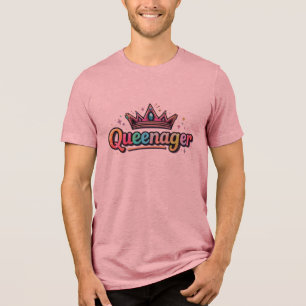 Camiseta Estética Retroativa do Queenager - Presente Encant
