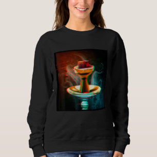 Camiseta Estética Shisha Glitch Steam Hookah Vaporwave