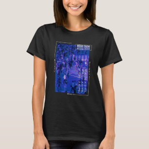 Camiseta Estética Streetwear de Tóquio Cyberpunk Glitch Jap