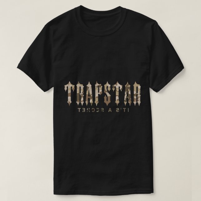 Camiseta Estética Trapstar do Exército Militar Camo Camoufl (Frente do Design)