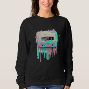 Camiseta Estética Vaperwave Glitch Fita Cassete Retrowave