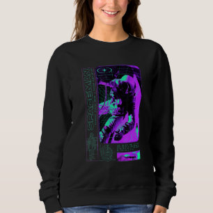 Camiseta Estética Vaporwave Astronauta Espaço Exterior Galá