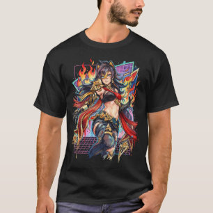 Camiseta Estética Vaporwave Dehya Genshin Impact