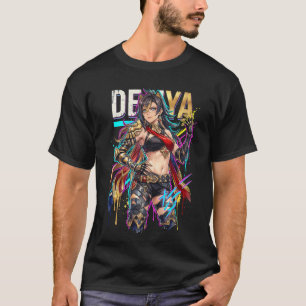 Camiseta Estética Vaporwave Dehya Genshin Impact