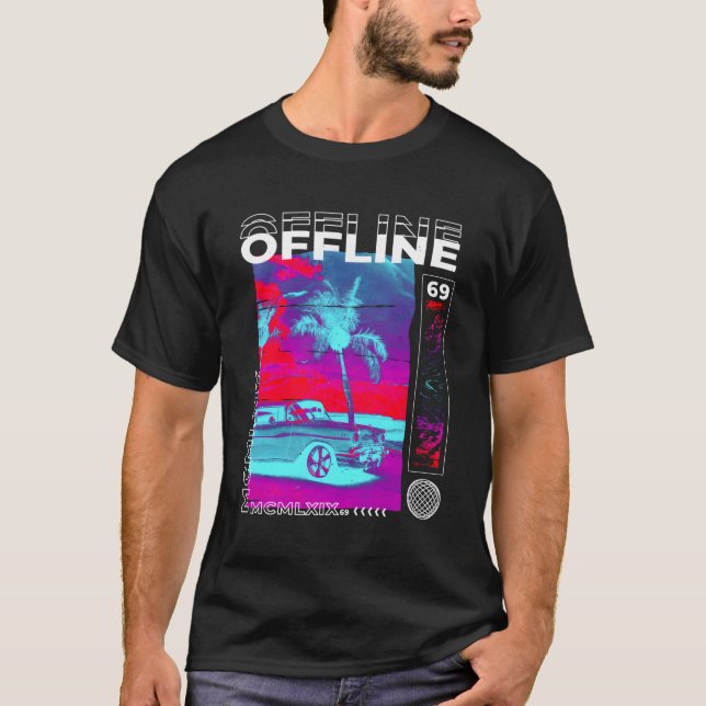 Camiseta Estética Vaporwave Futurismo Japonês Streetwear G (Frente)