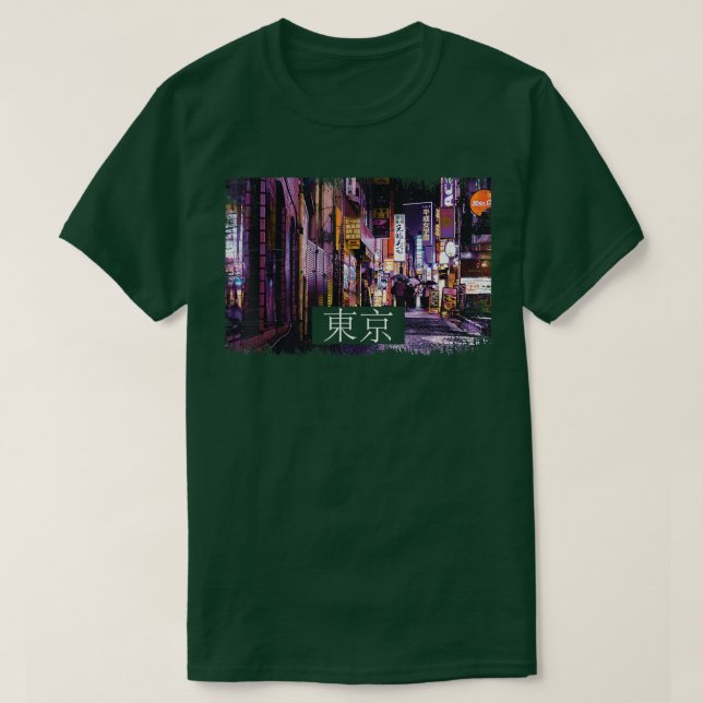 Camiseta Estética Vaporwave Japão 80s 90s Meme Tokyo49 (Frente do Design)
