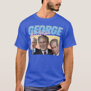 Camiseta Estética vintage dos anos 90 de George W Bush